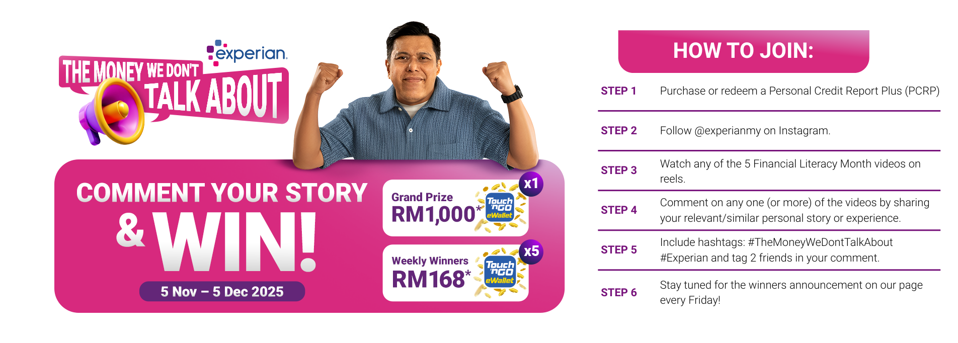 Financial Literacy Month 2025 contest - Win Touch n Go vouchers and RM1000 grand prize